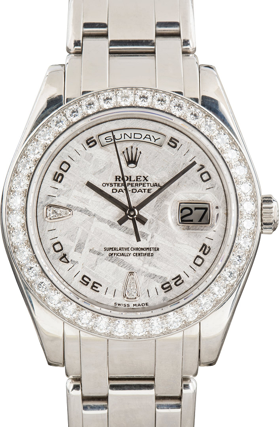 diamond ` رولکس Day-Date Meteorite Diamond Bezel؛ نهایت کمیابی و شکوه - تصویر 1