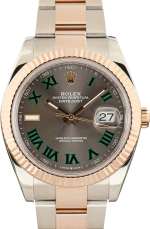 رولکس دیت‌جاست 41 Wimbledon Everose Rolesor