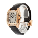Cartier Santos de Cartier Diamond Bezel Rose Gold - تصویر 2