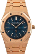 Audemars Piguet Royal Oak Rose Gold Blue Dial